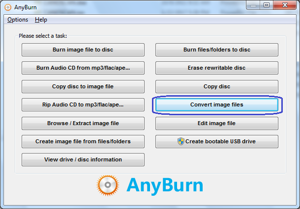 convert bin files to dvd