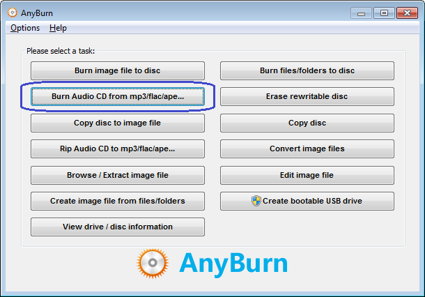 reinstall acoustica mp3 burner